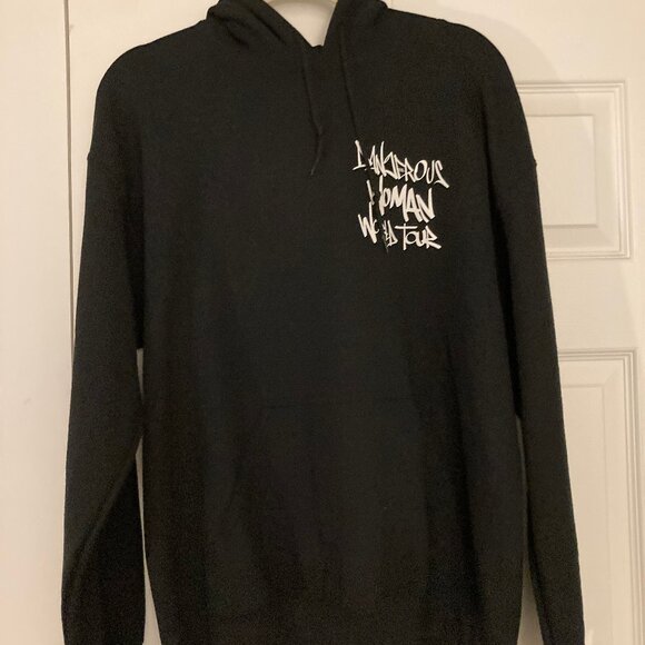 Ariana Grande 'Dangerous Woman Tour" Black Hoodie Medium - Picture 5 of 8